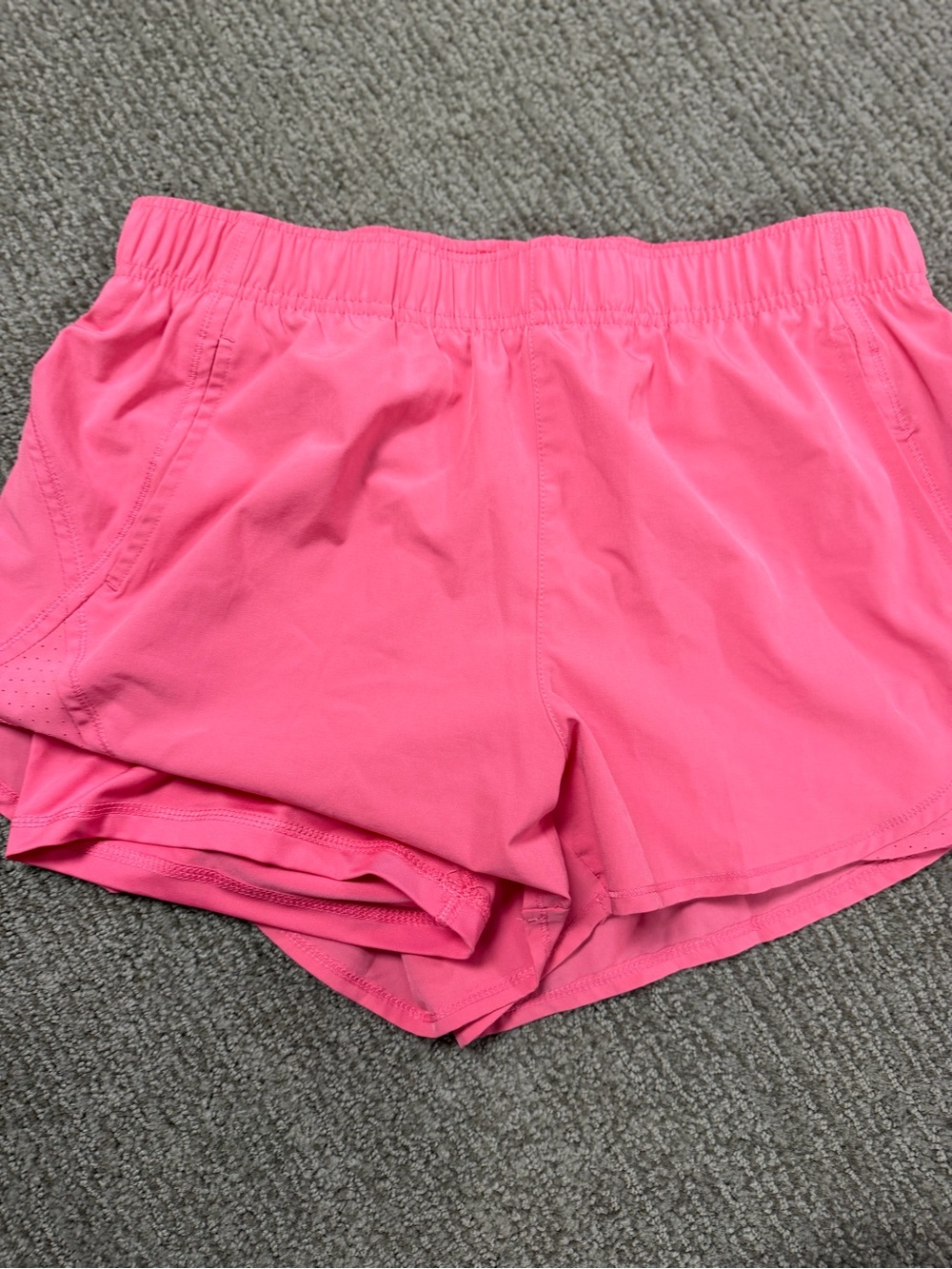 Women’s Athletic Shorts in Bright Pink - Elastic Waist Performance